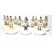 Subbuteo Andrew Table Soccer Wolverhampton Wanderers away kit 2018-19 on Classic Hasbro Bases
